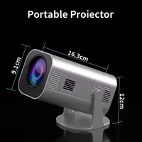 Projecteur intelligent double Wifi Bluetooth 5.0 Connect téléphone portable écran sans fil Projection intérieur projecteur portable Home cinéma