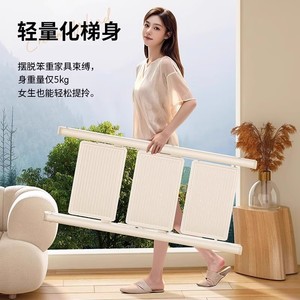 <b>Folding</b> A Frame <b>Ladder</b> 4 <b>Steps</b> Portable Indoor Outdoor Use Lightweight Aluminum <b>Step</b> <b>Ladder</b> - Product Image 3