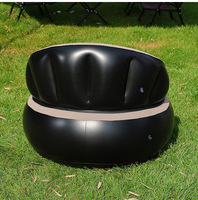 Canapé gonflable de cinéma portable en PVC floqué, meubles de loisirs pliables et sexy, lit de repos d'extérieur, siège de cinéma, ensemble de canapé gonflable pour salon