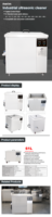 Nettoyeur à ultrasons industriel CANDOSONIC 61L 900W avec système de minuterie pour verrerie, outils, cartes mères, DPF, huile et rouille