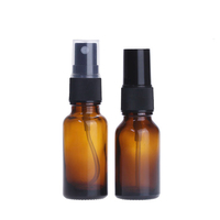 Flacon pulvérisateur en verre ambré de 100 ml, 50 ml, 30 ml avec bouchons en plastique blanc et noir, bouchons pulvérisateurs en aluminium doré et argenté