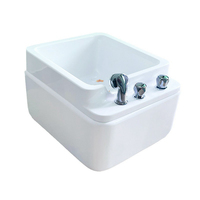 Bassin de massage pour pédicure en gros d'usine, bassin de pédicure portable en acrylique pour SPA des pieds, idéal pour les fauteuils de pédicure
