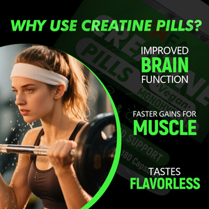 Hoge Kwaliteit Sport Supplement 5000Mg Creatine Pillen Capsules Verbeteren Hersenfunctie Met Creatine Monohydraat - Product Image 6
