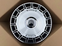 Vente chaude personnalisé forgé poli roues 1 pièce fleur roues pour voiture de tourisme 17- 24 "bouchon flottant