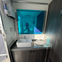 Remorque de salle de bain en plastique mobile extérieure Maivitt toilettes portables pour camping école panneau sandwich matériel