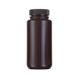 Botella de reactivo de boca ancha Xinlianchengrun marrón de PP de 500 ml, contenedor para recolección de muestras de laboratorio - Product Image 1