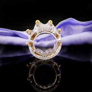 2024 New Silver Rhinestone <strong>Crystal</strong> Wedding Crown Tealight Holder <strong>Stand</strong> with Animal Print and DIY Customization for Home Decor - Product Image 5