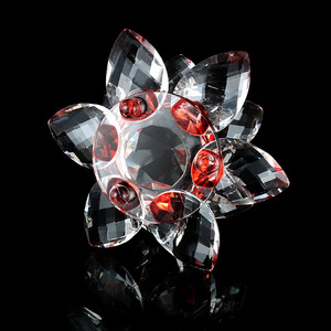 Thủy Tinh Đỏ Pha Lê Hoa Sen MH-H0127 - Product Image 5