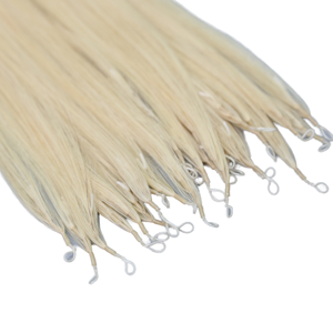 Extensiones de Cabello Humano 100% Virgen para Cabello Liso Indio, 22 Pulgadas, Marrón Claro, 50g, Exportación - Product Image 2