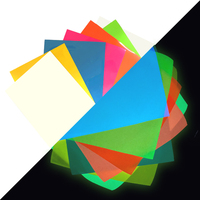 Resplandor en la oscuridad 3D Puff vinilo transferencia de calor luminoso fluorescente HTV Puff vinilo para camisetas Vinyle fluorescente lumineux