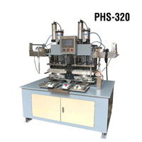 PHS-320 cheio automático plástico placas hot stamping folha máquina, placa doura borda impressão máquina