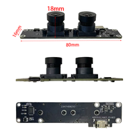 Module de caméra double objectif haute définition 1MP 720p/30fps à obturateur global synchrone, reconnaissance faciale, USB2.0 haute vitesse LLGCAM H174