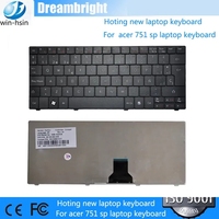 Nouveau clavier d'ordinateur portable d'origine avec disposition américaine pour Acer Aspire 751 752 1810 1810T 1810TZ 1830 1830T Series, clavier de remplacement