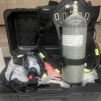 Respirateur à air à pression positive pour incendie 6,8 L, SCBA de sécurité, fournisseur d'équipement de lutte contre l'incendie, respirateur de plongée en fibre de carbone pour la survie