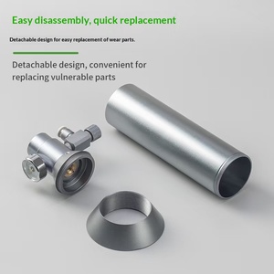 Cilindro de <span class=keywords><strong>CO2</strong></span> Descartável ZRDR 16g com Válvula de Metro Único, Mini Cilindro de Liga de Alumínio Durável 1L para Aquário/Tanque de Peixes - Product Image 2