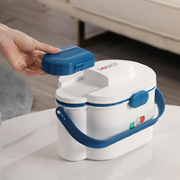 Boîte de rangement en plastique rectangulaire pour la maison et les voyages, trousse de premiers soins, boîte médicale, capacité de 10 kg, 3-6 L, boîte à pilules amovible
