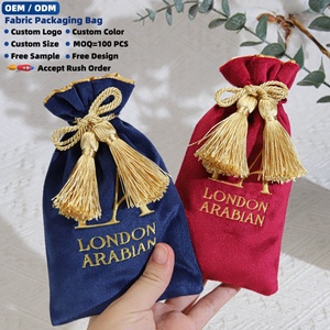 Sacchetto in Velluto con Coulisse Personalizzato con Logo per Profumi, Cosmetici, Gioielli di Lusso, Carte dei Tarocchi, Sacchetto Antipolvere in Velluto - Product Image 4