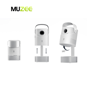 MUZEE โปรเจคเตอร์ TS9 Pro 720P แบบพกพาโปรเจคเตอร์ LED 4K WIFI Android 13 250 ANSI Lumen โปรเจคเตอร์วิดีโอ Full HD - Product Image 1