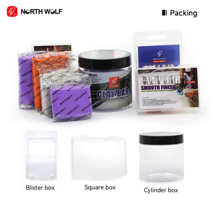 Argilla Sintetica North Wolf Magic per Detailing <span class=keywords><strong>Auto</strong></span>, Non Abrasiva, Viola, 50g con Custodia, Ecologica e di Alta Qualità - Product Image 5