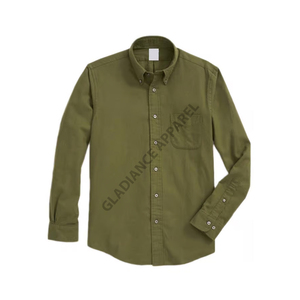 Chemise tissée ajustée pour homme, style business décontracté, boutons recouverts, infroissable, séchage rapide, légère, respirante, en tissu de coton doux - Product Image 3