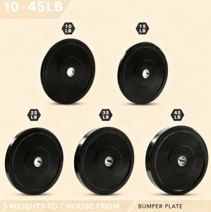 Discos de Pesas de 25 Kg para <span class=keywords><strong>Gimnasio</strong></span>, Placas de 10 Kg de Grado Comercial, Platos de 10 kg, Platos Bumper de 20 kg, Kit de Caucho Negro para Levantamiento de Pesas - Product Image 3