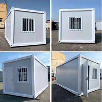 Maison conteneur modulaire en acier de 20 pieds, préfabriquée, pour chambre, camp de secours, bureau, hôtel, école