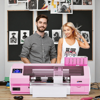 Mesin Printer DTF A3 untuk Pencetakan Digital Kaos, Printer untuk Pakaian A3 35cm dengan Head XP600