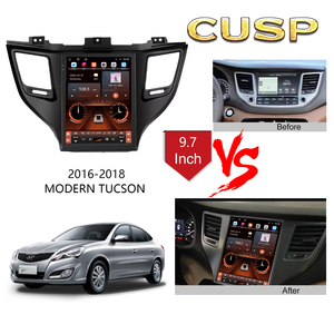 Marco de variedad de 9,7 pulgadas, marco de reproductor de radio para coche, kits de panel de tablero, Android auto para HYUNDAI TUCSON 2016-2018, alto nivel SIM + FM + AM - Product Image 6