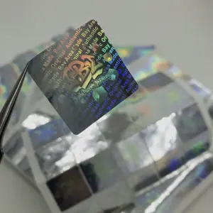 Manufacturers produce 3D holographic stickers laser anti-counterfeit labels customizable logo labels