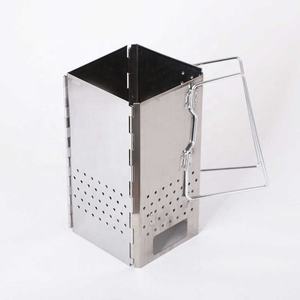 Barbecue au charbon de bois en acier inoxydable épaissi, barbecue d'extérieur portable pliable, foyer chauffant, vente en gros - Product Image 5