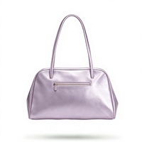 Nouveau Sac à Main Femme Tendance 2026 Grande Capacité, Sacs à Bandoulière Décontractés en Cuir PU Métallisé pour Dames