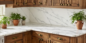 Free Sample 100% Vietnam Artificial Quartz Calacatta Skyline White Big Slab 20mm Thick Modern Kitchen Bathroom Vanity Table Top - Product Image 5