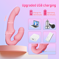 Drei-Motoren-Sexspielzeug für Schwule/Lesben, Flüssigsilikon-Dildo-Vibrator, tragbarer Slip-Vibrator, Klitoris-Stimulator, Höhepunkt-Analmassagegerät