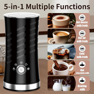 Tự động 4 trong 1 điện máy bọt sữa với đứng Cappuccino Foamer Espresso cà phê hấp sữa Frother - Product Image 2