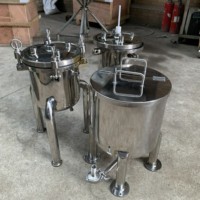 Réservoir de stockage en acier inoxydable de petite taille, forme personnalisée, 5L 10L 50L, qualité alimentaire, finition miroir/revêtement PTFE, ODM OEM