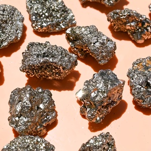 Wholesale Natural <b>Crystal</b> Yellow Pyrite <b>Raw</b> Stone Mineral Specimen Raugh Stone Quartz Wedding Day's Gift Home Decor - Product Image 2