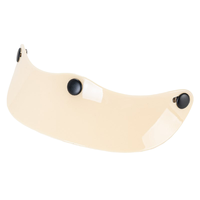 Visière de casque à trois boutons de style rétro japonais pour casques de style rétro