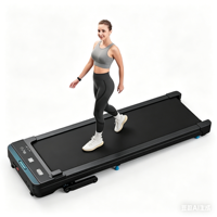 Tapis roulant électrique de bureau MERACH, utilisation à domicile ou au bureau, pliable, cadre en acier, 3,8 MPH, 40 dB, silencieux, portable, écran LED, mini télécommande