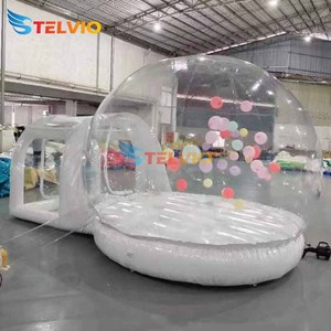 Maison de tente à bulles gonflable de haute qualité en stock avec fond gonflable à vendre - Product Image 6