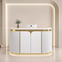 Élégant Délicat Esthétique Front Desk Light Comptoir de réception de luxe Bureau de réception