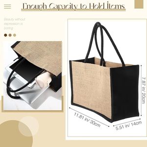 Sac de shopping en toile unie fabriqué en Inde, sac fourre-tout en coton vierge pour impression de logo personnalisé DIY, disponible à la vente - Product Image 4