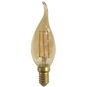 Lampada a LED conica a filamento dorato 4W, ideale per decorazione e utilizzo in ambienti interni con un clima accogliente. - Product Image 1