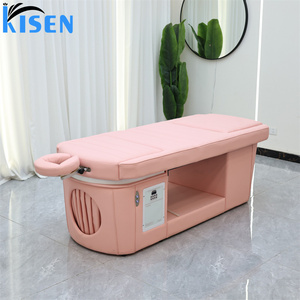 Fauteuil de massage électrique KISEN pour salon de coiffure et de beauté, avec bac à shampoing intégré - Product Image 1