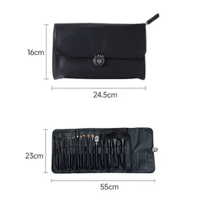 Juego de 18 Brochas de <span class=keywords><strong>Maquillaje</strong></span> Profesionales de Pelo Natural de Animales, Marca Privada, Logotipo Personalizado, Venta al Por Mayor, Nuevo - Product Image 4