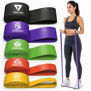 Bandes de Résistance Élastiques pour Yoga et Entraînement de Force, Écologiques, Personnalisables avec Logo, pour Vente en Gros - Product Image 1