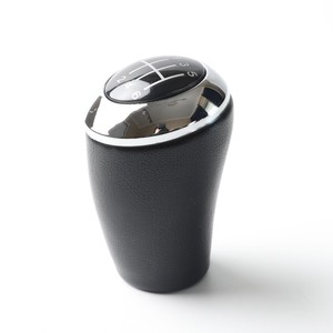 Palanca de Cambios de Cuero con Anillo Cromado de 5 Velocidades para Mazda 3 BK BL 5 CR CW 6 II <span class=keywords><strong>GH</strong></span> CX-7 ER MX-5 NC <span class=keywords><strong>III</strong></span> - Product Image 3