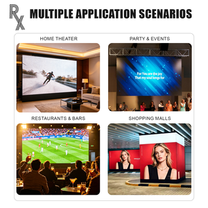 Promotion : Système de mur vidéo LED clé en main RX 2K, panneau d'affichage publicitaire intérieur P1.25, dalle d'affichage LED 640x480mm HDR10+, garantie 5 ans - Product Image 2