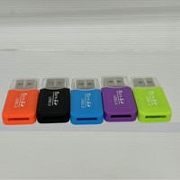 Mini USB2.0 TF T-Flash Tarjeta de memoria USB2.0 Adaptador de lector de tarjetas para Windows Tarjeta de memoria USB Classic