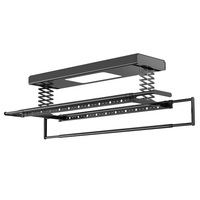 Séchoir à linge électrique motorisé ultra-plat pour balcon domestique, gain de place