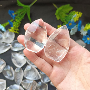 Hot Bán Rõ Ràng Thạch Anh Đồ Trang Trí Bán Quý Đá Thủ Công Mỹ Nghệ Chữa Bệnh Rõ Ràng Thạch Anh Ngọn Lửa Cho Món Quà - Product Image 3